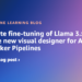 Automate fine-tuning of Llama 3.x fashions with the brand new visible designer for Amazon SageMaker Pipelines